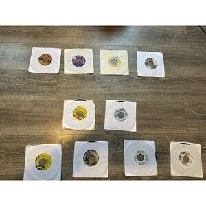 LOT of 10 Jamaican Reggae Dancehall Vinyl Records 45rpm 7 Inch New MINT Unplayed